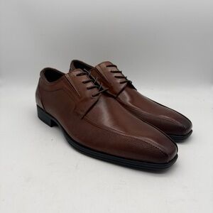BRAND NEW Kenneth Cole REACTION Men's Graham LACE UP B Cognac Oxfords Size 10 M